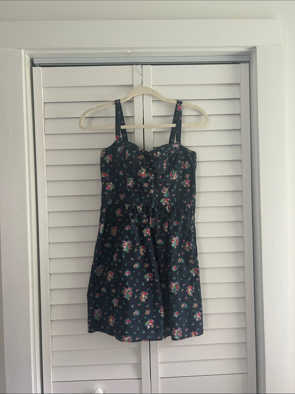 American Eagle Outfitters Black Floral Mini Dress
